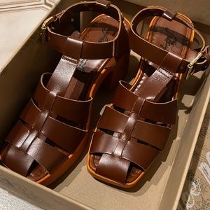 COPY - Free People Pacific Platform Fisherman Leather Sandal size 6